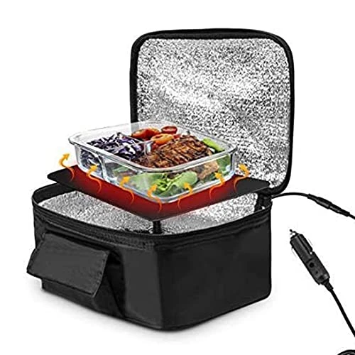 Black 12V Portable Microwave, Fast Heating Picnic Box Ffor Business Trip/Fishing/Family Travel/Camping/Picnic,Mini Oven For Meals Reheat 11.0x7.9x4.7in 3 Black 12V Portable Microwave, Fast Heating Picnic Box Ffor Business Trip/Fishing/Family Travel/Camping/Picnic,Mini Oven For Meals Reheat 11.0x7.9x4.7in