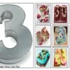 Umeric Cake Pan 35cm Birthday Cake Tin Number Three 3 Large 14" Cake Mold 1 Umeric Cake Pan 35cm Birthday Cake Tin Number Three 3 Large 14" Cake Mold -Wilton Shop 51NMgiyL3wL