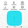 Air Fryer Liners - 8.5 Inch Square, Non-Stick Silicone Mat For Air Fryer, Reusable Air Fryer Mats, Air Fryer Accessories For Counter Heat Resistant And Microwave (2-Pack) -Wilton Shop 51NYFlnQQ8S