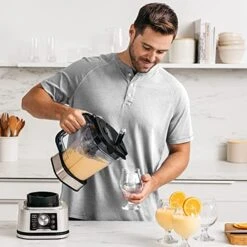 Ninja CO351B SS351 Foodi Power Pitcher System, Smoothie Bowl Maker, 4in1 Blender + Food Processor, Single Serve Blender 1400WP SmartTORQUE 6 Auto-iQ Presets (Renewed) 10 Ninja CO351B SS351 Foodi Power Pitcher System, Smoothie Bowl Maker, 4in1 Blender + Food Processor, Single Serve Blender 1400WP SmartTORQUE 6 Auto-iQ Presets (Renewed) -Wilton Shop 51NYlXypwsL