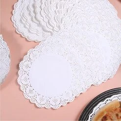4 Inch Round Paper Doilies/Lace Paper Placemats/Disposable Greaseproof Doilies,White,Pack Of 100 22 4 Inch Round Paper Doilies/Lace Paper Placemats/Disposable Greaseproof Doilies,White,Pack Of 100 -Wilton Shop 51NfpP0L CL. AC 1
