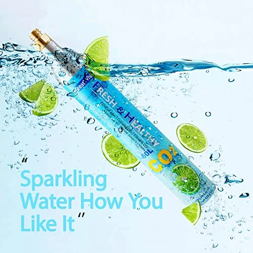 GreatWhip 60L Co2 Carbonator Sodasteam Co2 Cylinder Co2 Soda Gas Canister 14.5 Oz For Soda Maker Set Of 5 5 GreatWhip 60L Co2 Carbonator Sodasteam Co2 Cylinder Co2 Soda Gas Canister 14.5 Oz For Soda Maker Set Of 5 - Image 3