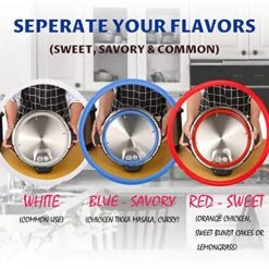 Sealing Rings For Instant Pot Accessories Of 6 Qt Models - Red, Blue And Clear, Sweet And Savory Edition - 3 Pack BPA-Free Food-grade Replacement Silicone Seal Gaskets For Instpot 6 Quart -Wilton Shop 51Nqj4euXnL