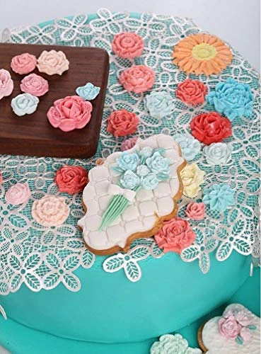 Flower And Leaf Fondant Mold For Cake Decoration,Chrysanthemum,Roses Silicone Candy Mold,Cupcake Topper,Polymer Clay,Crafting,Chocolate,Resin Sugarcraft Mold 6 Flower And Leaf Fondant Mold For Cake Decoration,Chrysanthemum,Roses Silicone Candy Mold,Cupcake Topper,Polymer Clay,Crafting,Chocolate,Resin Sugarcraft Mold - Image 4