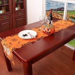 Embroidered Spooky And Scary Halloween Ghost Table Runner (14 × 69 Inches) -Wilton Shop 51Nxg5P03oS