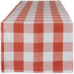 Buffalo Check Collection, Classic Farmhouse Table Runner, 14x72, Black & White -Wilton Shop 51Nxj58SjL. AC