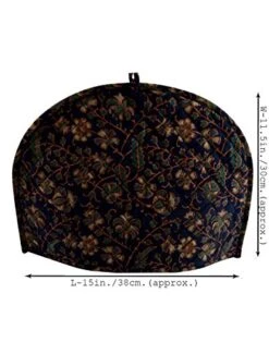 Tea Cozy For Teapot Kitchen Accessories Blue Tea Cozy Kettle Cover Cover Traditional Tea Quilt Floral Warmer Home Decorative Tea Pot Cozy For Keeping Warm (Dark Blue) 11 Tea Cozy For Teapot Kitchen Accessories Blue Tea Cozy Kettle Cover Cover Traditional Tea Quilt Floral Warmer Home Decorative Tea Pot Cozy For Keeping Warm (Dark Blue) -Wilton Shop 51Ny2pleIVL