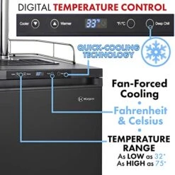 K309B-1 Keg Dispenser, Black -Wilton Shop 51O9umedc8L