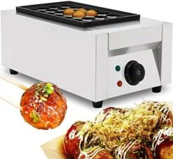 Takoyaki Maker Commercial Ebelskiver Pan 28 Holes Electric Grill Machine For Aebleskiver, Cake Pops, Pancake Balls, Donut Holes, 2000W, 220V -Wilton Shop 51OBuYdZ5NL. AC