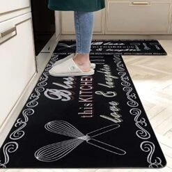 Farmhouse Anti Fatigue Kitchen Rug Sets 2 Piece Non Slip Cushioned Kitchen Rugs And Mats Set Waterproof Kitchen Mats For Floor Kitchen Carpet Rug Runner For Sink Laundry Standing -Wilton Shop 51OCZcheoXL. AC