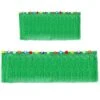 Hawaiian Table Skirt 11ft Long Stretches To 30ft! | (29" Tall) Green Hibiscus Luau Party Decoration | Tropical Theme Decor (1 Table Skirt) -Wilton Shop 51OLDQGuHaL