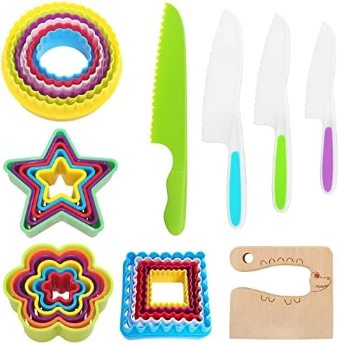 6 Pieces Wooden Kids Knife For Cooking, Kid Safe Knives Cutting Veggies Fruits Include Wood Kids Knife Plastic Potato Slicers Cooking Knives Serrated Edges Knives Sets For Toddler Kitchen Children 7 6 Pieces Wooden Kids Knife For Cooking, Kid Safe Knives Cutting Veggies Fruits Include Wood Kids Knife Plastic Potato Slicers Cooking Knives Serrated Edges Knives Sets For Toddler Kitchen Children - Image 5