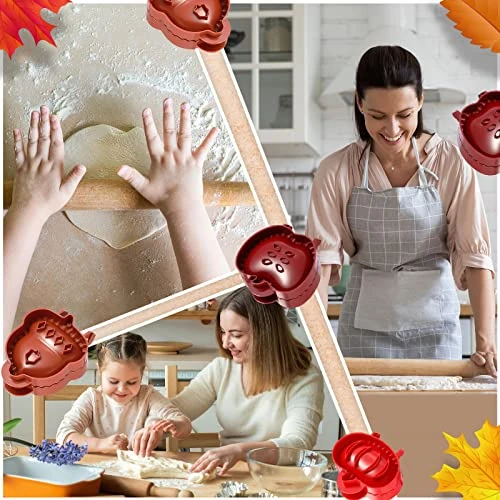 3 Pieces Hand Pie Molds Set Mini Pie Maker Pie Press With Spoon And Oil Brush Christmas Decorations Apple Acorn Pumpkin Dough Presser Fall Mini Pocket 3D Pocket Pie Presser Hand Pie Maker For Crust 8 3 Pieces Hand Pie Molds Set Mini Pie Maker Pie Press With Spoon And Oil Brush Christmas Decorations Apple Acorn Pumpkin Dough Presser Fall Mini Pocket 3D Pocket Pie Presser Hand Pie Maker For Crust - Image 6