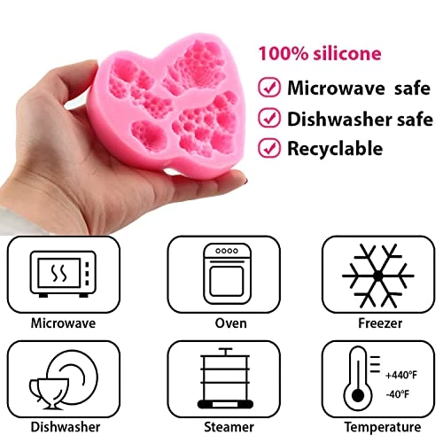 Sea Coral Chocolate Fondant Silicone Molds For Cake Decorating Baking Candy Clay Set Of 3 4 Sea Coral Chocolate Fondant Silicone Molds For Cake Decorating Baking Candy Clay Set Of 3 - Image 2