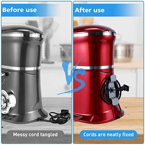 4 PCS Cord Organizer For Appliances, Kitchen Small Appliance Cord Organizer Stick On Mixer, Blender, Coffee Maker, Pressure Cooker And Air Fryer, Prefect Cord Keeper 4 4 PCS Cord Organizer For Appliances, Kitchen Small Appliance Cord Organizer Stick On Mixer, Blender, Coffee Maker, Pressure Cooker And Air Fryer, Prefect Cord Keeper - Image 2