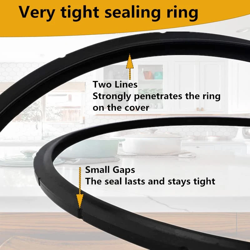 Ly 09985 Pressure Canner Sealing Ring With Overpressure Plug Pack Compatible With Presto 01745 01751 01784 01755 01781Pressure Cooker 7 Ly 09985 Pressure Canner Sealing Ring With Overpressure Plug Pack Compatible With Presto 01745 01751 01784 01755 01781Pressure Cooker - Image 5