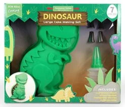 Dinosaur Buddies 7-piece Real Cake Baking Set With Recipes