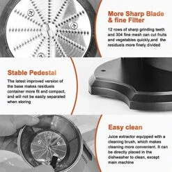 600W Juicer Machines And 350W Smoothie Blender -Wilton Shop 51PXA1ZCQjL