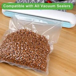 Vacuum Sealer Bags 6" X 16.4' 2Rolls + 8" X 16.4' 2Rolls + 11" X 16.4' 2Rollsfor Food Saver, Seal A Meal, Commercial Grade, BPA Free, Heavy Duty, Great For Vac Storage, Meal Prep Or Sous Vide -Wilton Shop 51PiCYYrQ1L