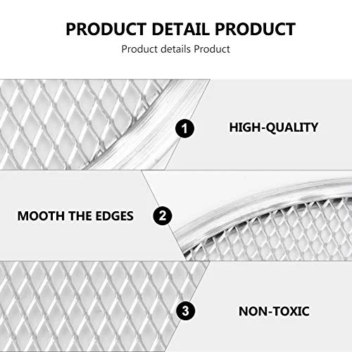 Pizza Pans 18 Inch Pizza Screen Baking Pan: 15 Inch Mesh Pizza Pan Pizza Tray With Holes Nonstick Round Crisper Tray Aluminum Alloy Bakeware For Oven Home Restaurant 16 Inch Pizza Pan 4 Pizza Pans 18 Inch Pizza Screen Baking Pan: 15 Inch Mesh Pizza Pan Pizza Tray With Holes Nonstick Round Crisper Tray Aluminum Alloy Bakeware For Oven Home Restaurant 16 Inch Pizza Pan - Image 2