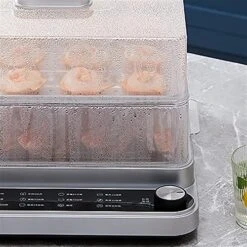 AYENCI Soup Pot, Folding Speed Steamer Electric Steamer Household Small Multi-Function Large Capacity Three Layer Multilayer Electric Steamer 8 AYENCI Soup Pot, Folding Speed Steamer Electric Steamer Household Small Multi-Function Large Capacity Three Layer Multilayer Electric Steamer -Wilton Shop 51Q7vbc2jFL 1