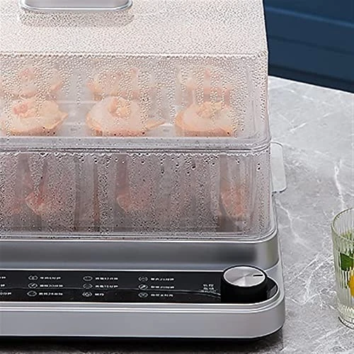 AYENCI Soup Pot, Folding Speed Steamer Electric Steamer Household Small Multi-Function Large Capacity Three Layer Multilayer Electric Steamer 5 AYENCI Soup Pot, Folding Speed Steamer Electric Steamer Household Small Multi-Function Large Capacity Three Layer Multilayer Electric Steamer - Image 3