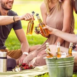 Beer Chiller Sticks For Bottles, 2 Pieces Stainless Steel Chiller Stick Beverage Cooler Cooling Sticks Keep Bottled Drinks Cold Unique Practical Mens Gifts For Beer Lovers,Dad,Birthday,Father's Day -Wilton Shop 51QQx8CbTXL