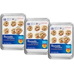 Reynolds® Kitchens Cookie Sheet With Parchment Liner, 2 Count (Pack Of 3) - 6 Total Pans