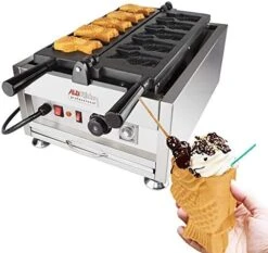 Taiyaki Waffle Maker | Fish-Shaped Waffle Iron | Nonstick (6 Pcs (Closed-Mouth Fish)) -Wilton Shop 51QloFFNVdL. AC