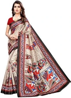 GoSriKi Women's Art Silk Saree -Wilton Shop 51QmX4rSWhL. AC