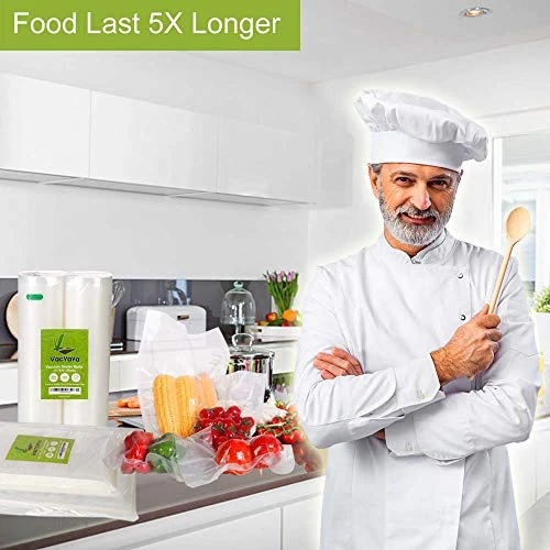 200 Quart Size 8 X 12 Inch Vacuum Sealer Freezer Storage Machine Bags For Food,Vac Seal A Meal Bags With BPA Free Sous Vide Vaccume Seal Safe PreCut Bag 4 200 Quart Size 8 X 12 Inch Vacuum Sealer Freezer Storage Machine Bags For Food,Vac Seal A Meal Bags With BPA Free Sous Vide Vaccume Seal Safe PreCut Bag - Image 2