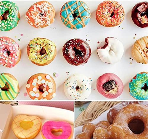 8 Pcs Donut Maker Cutter, Doughnut Molds,DIY Donut Mold,Donut Cutter,Biscuit Stamp Cake Mould,Fondant Cake Bread Dessert Bakery Mould,Home Kitchen DIY Baking Tool 6 8 Pcs Donut Maker Cutter, Doughnut Molds,DIY Donut Mold,Donut Cutter,Biscuit Stamp Cake Mould,Fondant Cake Bread Dessert Bakery Mould,Home Kitchen DIY Baking Tool - Image 4