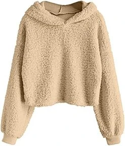 VODMXYGG Womens Winter Long Sleeve O-Neck Solid Color Polar Fleece Hooded Sweatshirt Pullover Casual Fashion Basic Tops 12 VODMXYGG Womens Winter Long Sleeve O-Neck Solid Color Polar Fleece Hooded Sweatshirt Pullover Casual Fashion Basic Tops -Wilton Shop 51R3TVaFcHL. AC