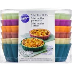 Wilton Tart And Pie Molds - Mini Silicone Molds