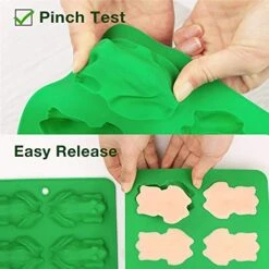 Chocolate Molds Frog Candy Mold 2 Pack Silicone Molds For Jello, Keto Fat Bombs, Crayons, Gelatin, Cake Decoration, Soap, Resin(Green) -Wilton Shop 51RBMqGeuTL