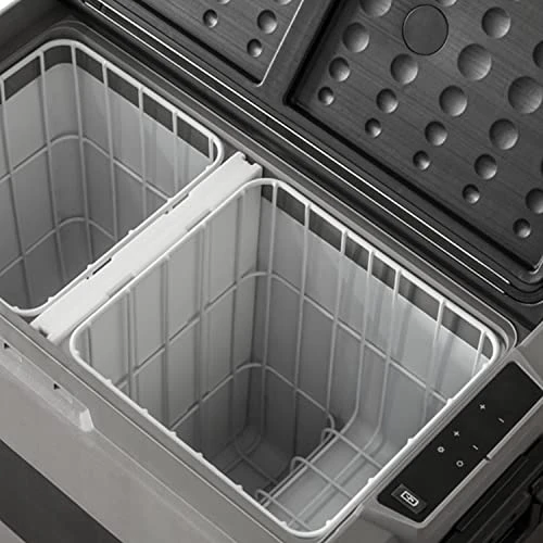 Avanti PDR50L34G Cooler Portable Refrigerator And Freezer With 50 Liter Capacity, Adjustable Zone Separation, Easy-Pull Rolling Design, LED Lights, AC/DC, 50-Liter, Grey 6 Avanti PDR50L34G Cooler Portable Refrigerator And Freezer With 50 Liter Capacity, Adjustable Zone Separation, Easy-Pull Rolling Design, LED Lights, AC/DC, 50-Liter, Grey - Image 4