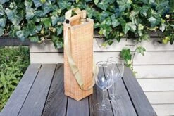 Kikkerland Wicker Wine Cooler, Brown -Wilton Shop 51RDaAW63tL