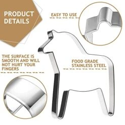 Scandinavian Sweden Swedish Dala Horse Cookie Cutter #186HOR -Wilton Shop 51RJSriO3iL