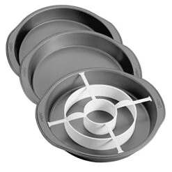 Wilton How To Make A Checkerboard Cake Decorating Set, 7-Piece - With Round Cake Pans, Decorating Tool, Icing Smoother, 3 Icing Combs And Spatula 9 Wilton How To Make A Checkerboard Cake Decorating Set, 7-Piece - With Round Cake Pans, Decorating Tool, Icing Smoother, 3 Icing Combs And Spatula -Wilton Shop 51RYwAg7V3L