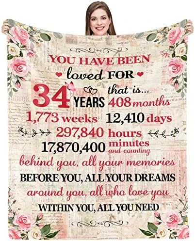 43rd Birthday Gifts For Women Happy 43rd Birthday Gifts For Her 43 Year Old Birthday Gifts For Women 43rd Birthday Decorations For Women Bestie Wife Sister Mom Friends 43rd Birthday Blanket 60"x 50" 15 43rd Birthday Gifts For Women Happy 43rd Birthday Gifts For Her 43 Year Old Birthday Gifts For Women 43rd Birthday Decorations For Women Bestie Wife Sister Mom Friends 43rd Birthday Blanket 60"x 50" - Image 13