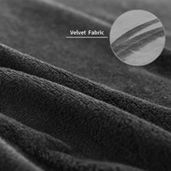 Dining Chair Pads,2 Pack Non Slip Memory Foam Kitchen Chair Cushions Pads With Ties And Gripper Backing (16" Square,Velvet Black) 16 Dining Chair Pads,2 Pack Non Slip Memory Foam Kitchen Chair Cushions Pads With Ties And Gripper Backing (16" Square,Velvet Black) -Wilton Shop 51RkumJTtjL