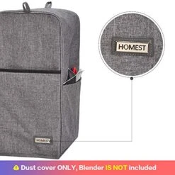 Blender Dust Cover With Accessory Pocket Compatible With Ninja Foodi, Grey (Patent Pending) 13 Blender Dust Cover With Accessory Pocket Compatible With Ninja Foodi, Grey (Patent Pending) -Wilton Shop 51RmQLiHVvL