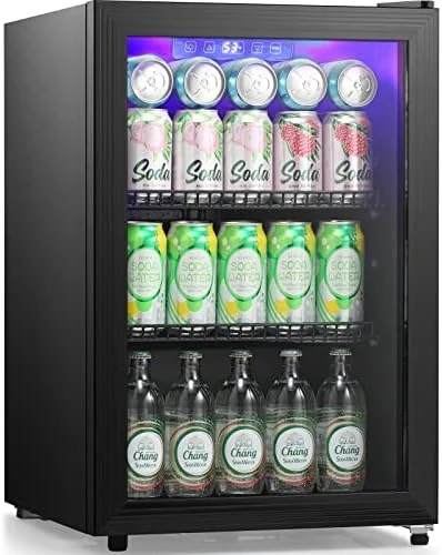 Beverage Refrigerator Cooler - Mini Fridge Soda Or Beer, Wine Or Champagne Cooler For Home/Bar/Office,Adjust Temperature With Glass Door,Shelves,Black Touch Control Panel,2.4Cu.Ft…… 10 Beverage Refrigerator Cooler - Mini Fridge Soda Or Beer, Wine Or Champagne Cooler For Home/Bar/Office,Adjust Temperature With Glass Door,Shelves,Black Touch Control Panel,2.4Cu.Ft…… - Image 8