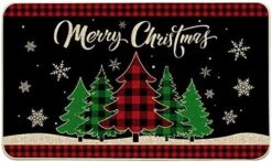 Hexagram Lemon Kitchen Mats Set Of 2, Lemon Kitchen Decor Rugs And Mats Farmhouse Plaid Tree And Truck Mat For Floor,Bathroom, Spring And Summer Lemon Decorations For Home 17x29 Inch-17x47 Inch -Wilton Shop 51S3lZXjNHL. AC