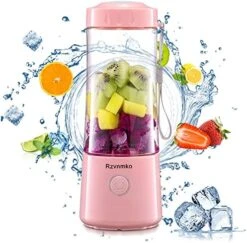 Portable Blender, Personal Size Blender Smoothie Maker Blender, Personal Smoothie Mixer, Usb Rechargeable Smoothie Blender (PINK) -Wilton Shop 51S8gK0dZTL. AC
