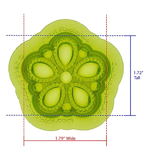 Pearl Radiance Silicone Mold For Cake Decorating With Fondant | Gum Paste And More 4 Pearl Radiance Silicone Mold For Cake Decorating With Fondant | Gum Paste And More - Image 2