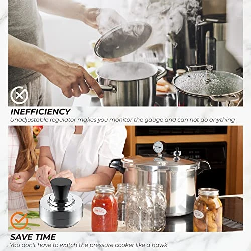 50332 Canner Pressure Regulator For Presto Pressure Cooker Canner,fit 5-10-15lb Weight Models 0175001, 0175510, 0178107, 0178410 For 6qt/8qt/12qt/16qt/18qt/20qt/21qt/22qt/23qt 6 50332 Canner Pressure Regulator For Presto Pressure Cooker Canner,fit 5-10-15lb Weight Models 0175001, 0175510, 0178107, 0178410 For 6qt/8qt/12qt/16qt/18qt/20qt/21qt/22qt/23qt - Image 4