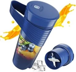 Portable Blender, Blender For Shakes And Smoothies, 16 Oz Rechargeable Type-C Personal Blender, Mini Blender With Ultra Sharp Four Blades, Multifunctional And BPA Free Blender Bottle–Ideal For Traveling, Gym, Office (Black) 18 Portable Blender, Blender For Shakes And Smoothies, 16 Oz Rechargeable Type-C Personal Blender, Mini Blender With Ultra Sharp Four Blades, Multifunctional And BPA Free Blender Bottle–Ideal For Traveling, Gym, Office (Black) -Wilton Shop 51SceuSdnLL. AC