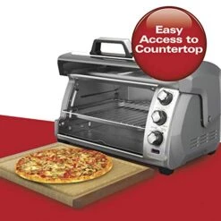 Hamilton Beach Countertop Toaster Oven, Easy Reach With Roll-Top Door, 6-Slice, Convection (31123D), Silver 9 Hamilton Beach Countertop Toaster Oven, Easy Reach With Roll-Top Door, 6-Slice, Convection (31123D), Silver -Wilton Shop 51SchGHuIqL