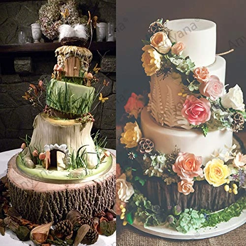 Fondant Impression Mats Mold Tree Bark Texture Fondant Impression Lace Mold Forest Party Silicone Imprint Mold Wood Cake Decorating Supplies For Crust Wedding Cake Decoration Tools Easy To Use 6 Fondant Impression Mats Mold Tree Bark Texture Fondant Impression Lace Mold Forest Party Silicone Imprint Mold Wood Cake Decorating Supplies For Crust Wedding Cake Decoration Tools Easy To Use - Image 4